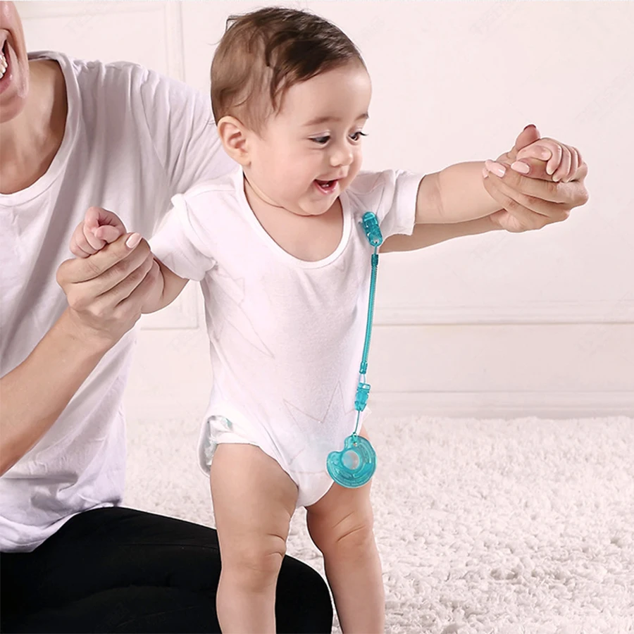 Spring Pacifier Chain For Universal Pacifier To Prevent Falling Anti Drop With Plastic Clip For Clothes Soother Chains image 5