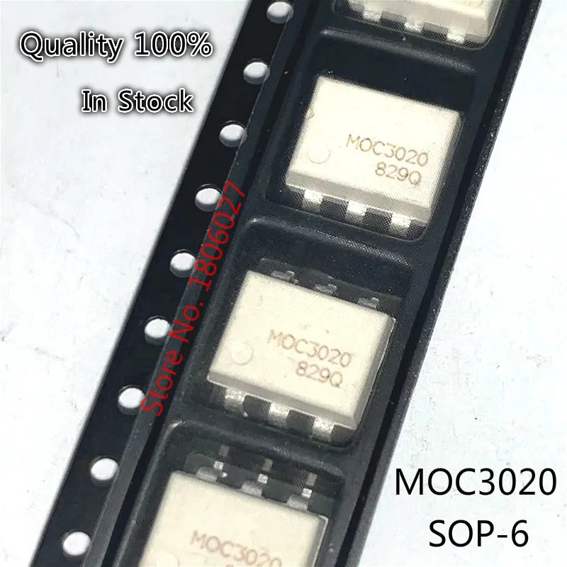Send free 5PCS  MOC3020  SOP-6  Optocoupler Isolator