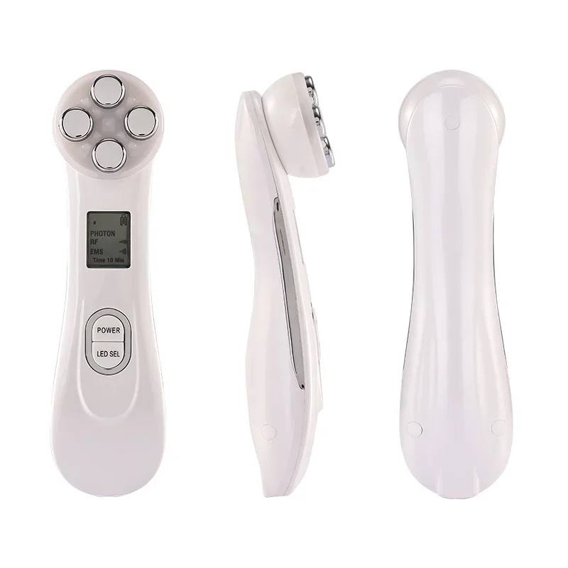 5-IN-1 RF Radio Frequency EMS Electroporation LED Photon Beauty Device Skin Lifting Tighten Anti-Wrinkle Skin Care Face Massager