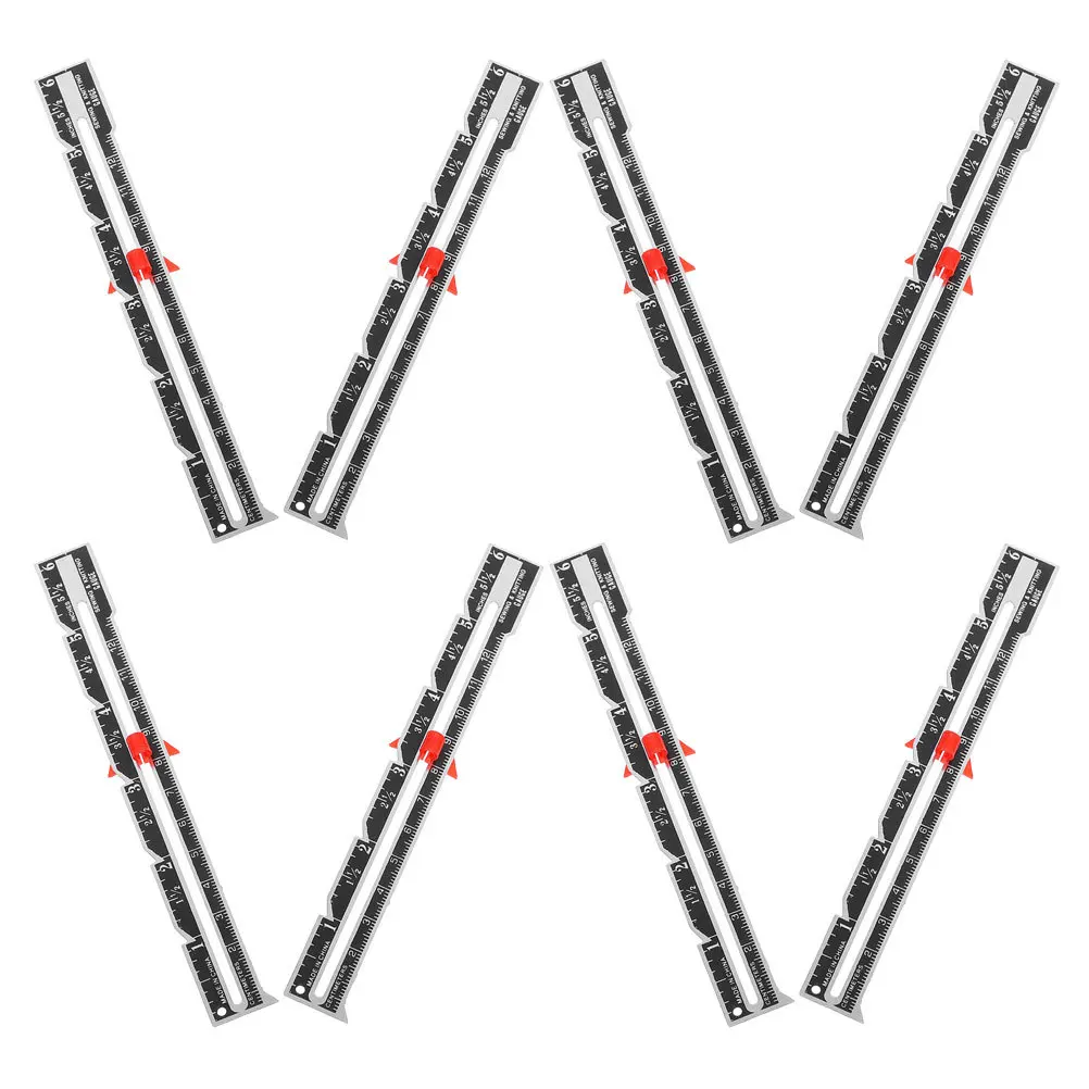 

8Pcs Fabric Quilting Ruler Sliding Gauge for Sewing Measurement Accurate Seam Alignment Marking Tool DIY Patchwork Knitting