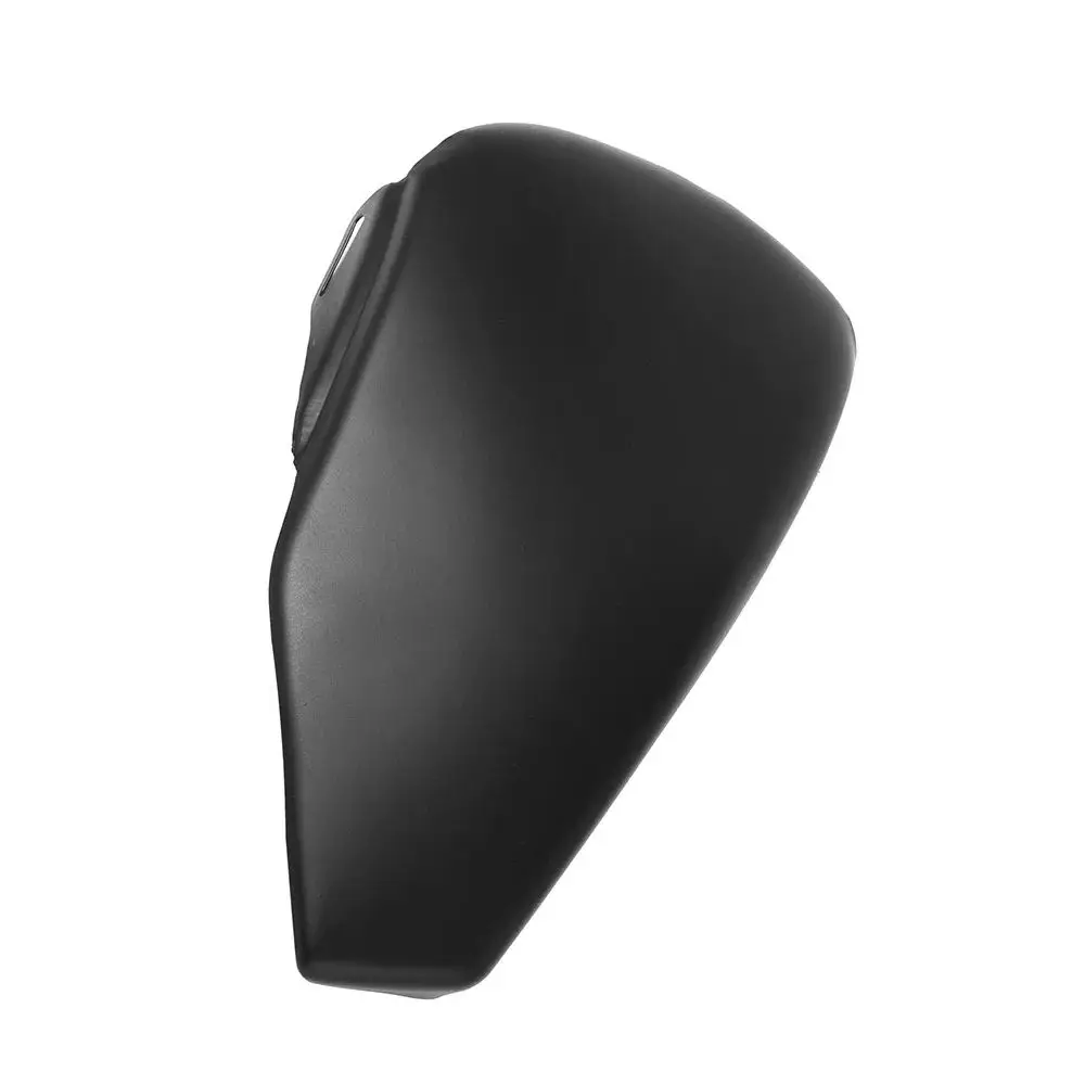 Per Harley Davidson Sportster Custom XL1200C Ferro XL883N 2004-2013 Moto Sinistra Batteria Lato Carena Copertura In Acciaio Nero Lucido