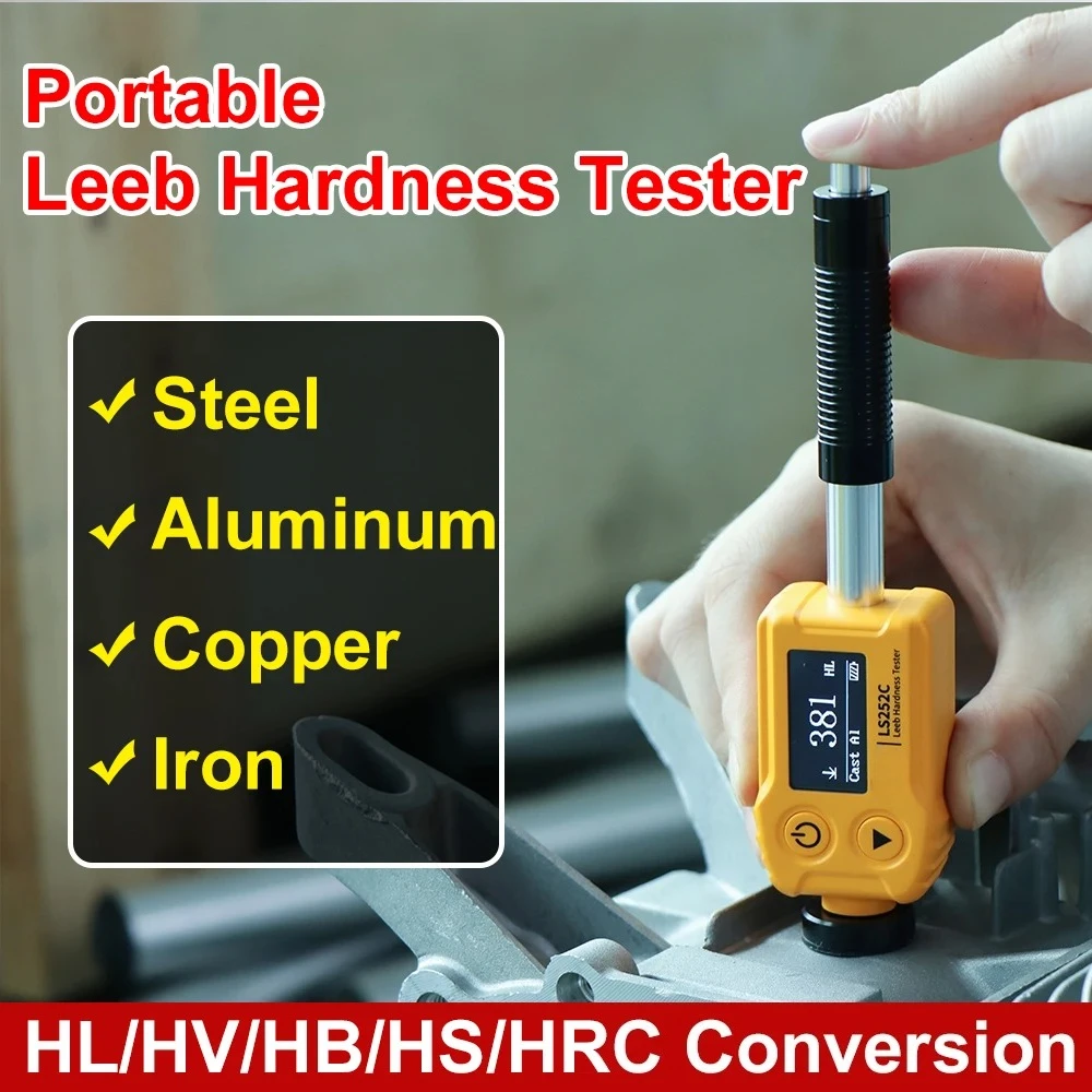 Pro Grade Leeb Hardness Tester Leeb Durometer Cost-Effective Price Portable Hardness Tester for Steel