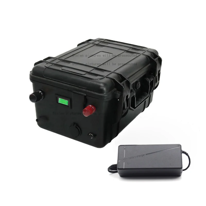 Rechargeable 12V 60Ah 80Ah 100Ah 120Ah 150ah 180ah 200ah Lithium Ion Battery for Trolling Motor Boat Propeller+10A Charger