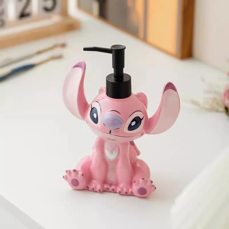 

Anime Stitch Empty Pump Refillable Bathroom Shampoo Shower Gel Lotion Bottles for Home Bathroom Decor
