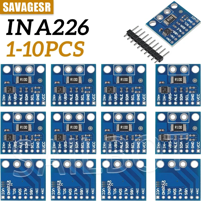 1-10PCS  INA226 IIC I2C Interface Bi-Directional Current/Power Monitoring Sensor Module CJMCU-226
