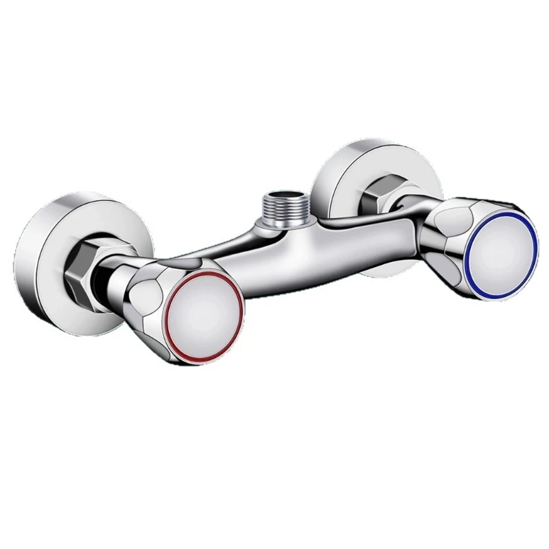 

12PD Concealed Installation Water Mixing Tap Double Independent Knob Control High Grade Metal Construction Low Flows