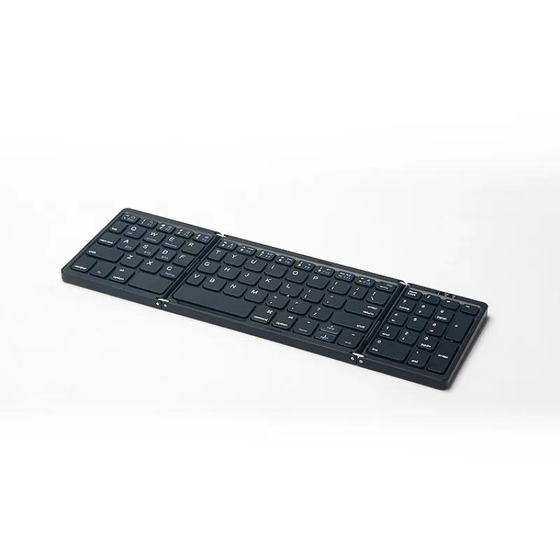 

Folding number keys mobile phone tablet, computer portable three system universal keyboard wireless bluetooth keyboard