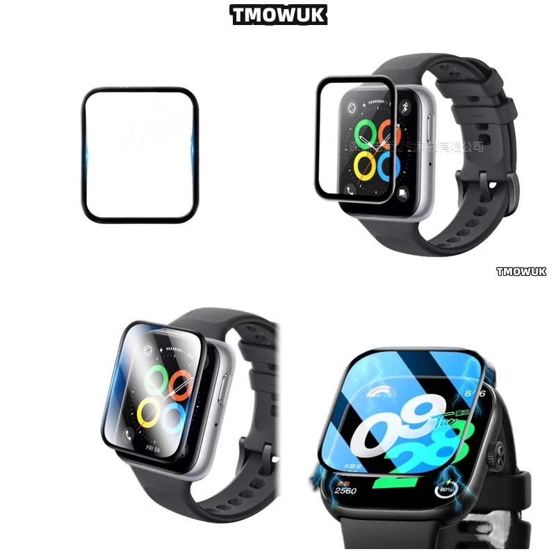 

For OPPO Watch 2 3 4 Pro SE Free Band 2 42mm 46mm Impact Resistant PMMA Film, 3D Curved Design.