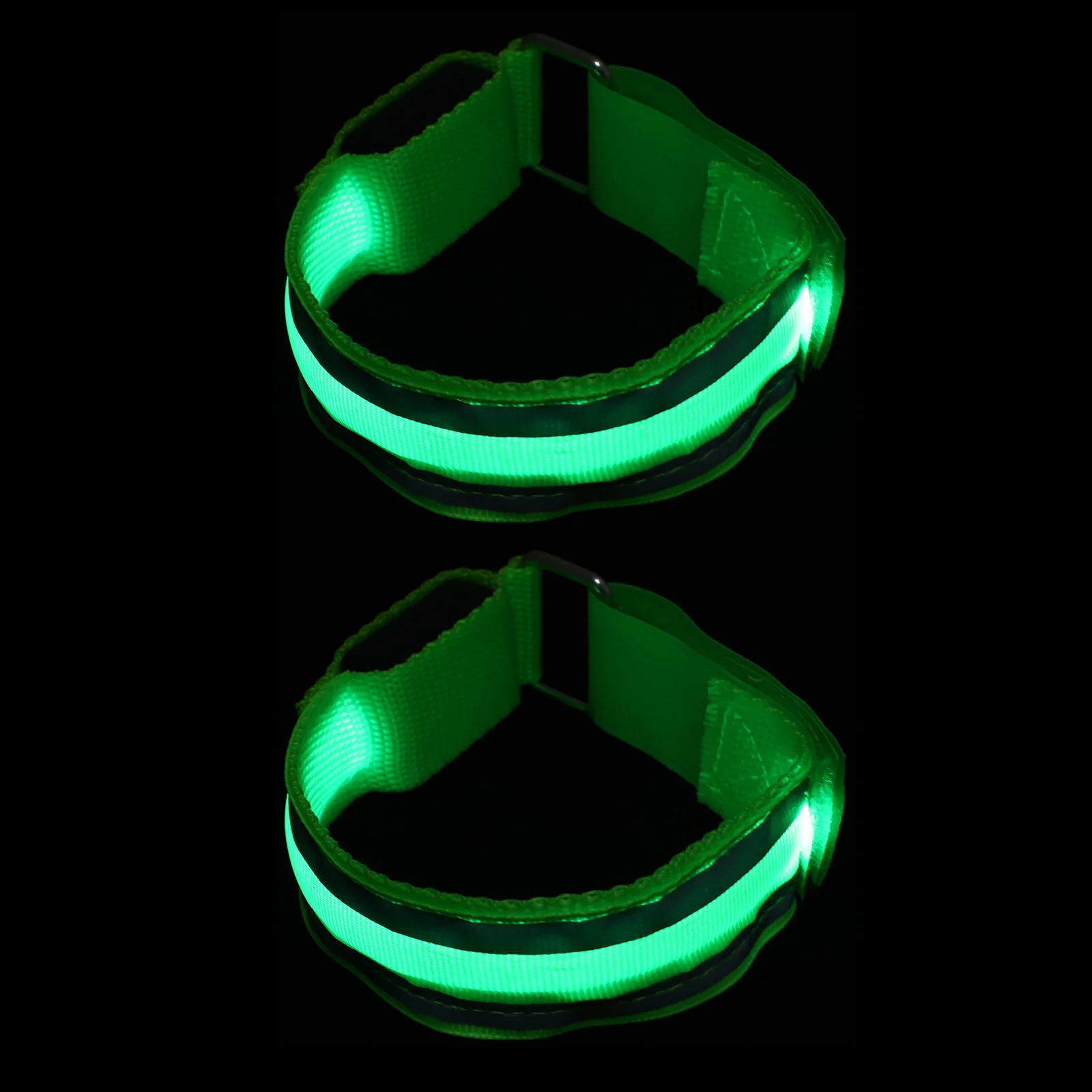 2 шт. светодиодный светильник на руку, флуоресцентный светящийся браслет