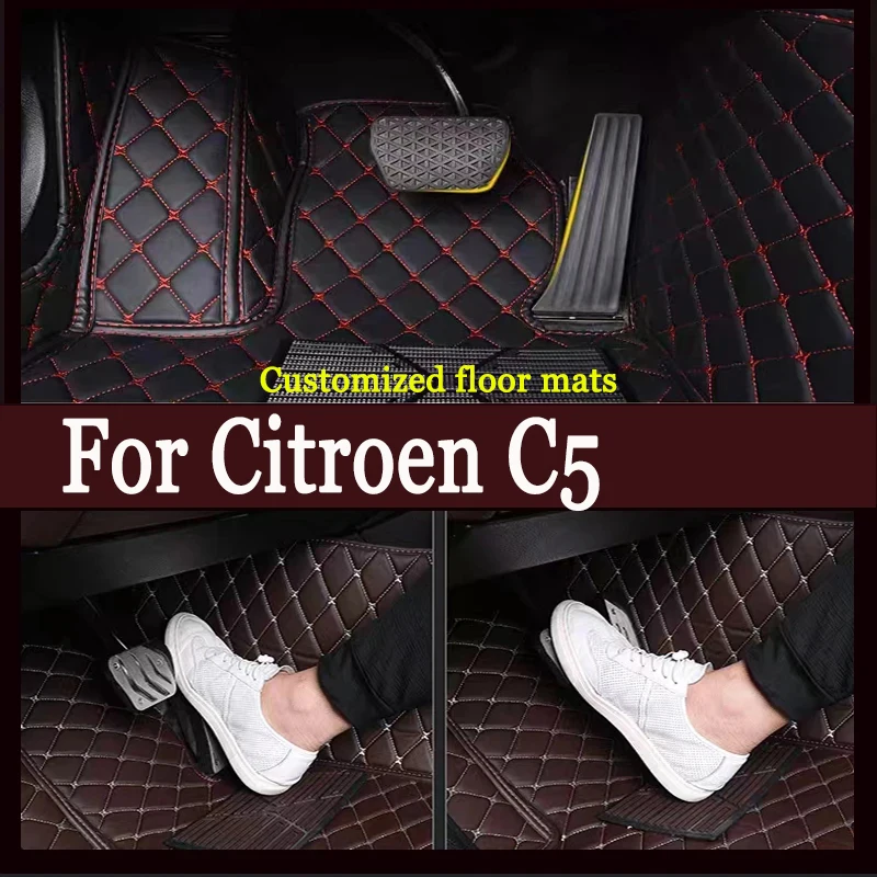 

Car Mats For Citroen C5 RD TD 2007~2015 Auto Non-slip leather Mat Durable Pad Auto Rugs Carpets Interior Parts Car Accessories