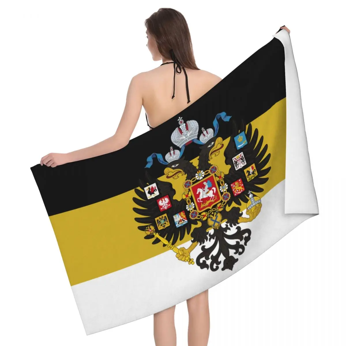 

Customized Quick Drying Microfiber Beach Bath Towel Soft Linen Russia Proud Pool Shower Towels