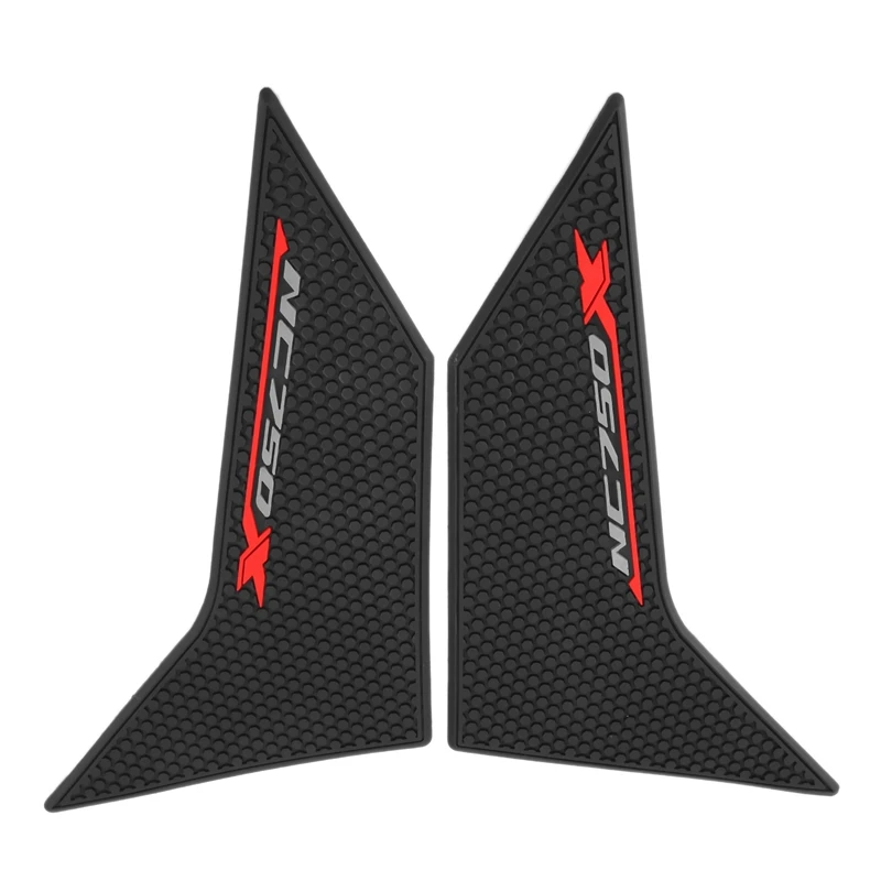 

1Pair Black Motorcycle Side Fuel Tank Pad Protector Decal Gas Knee Pad For HONDA NC750X NC750 750X 2021 2022