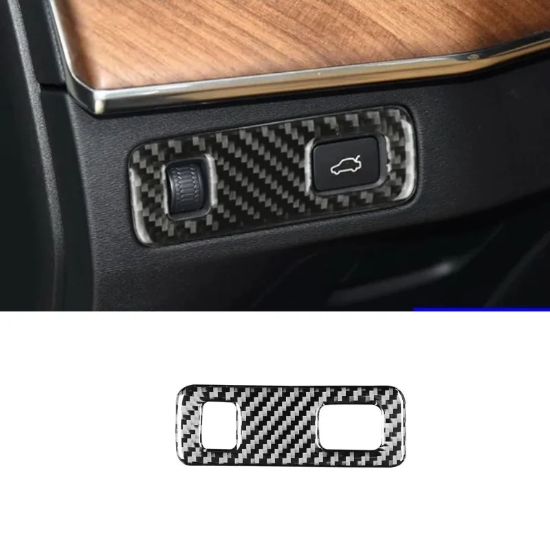 

Декоративная накладка на кнопку переключения фар для Volvo XC90 S90 2016-2018, карбоновая отделка, аксессуары для интерьера автомобиля