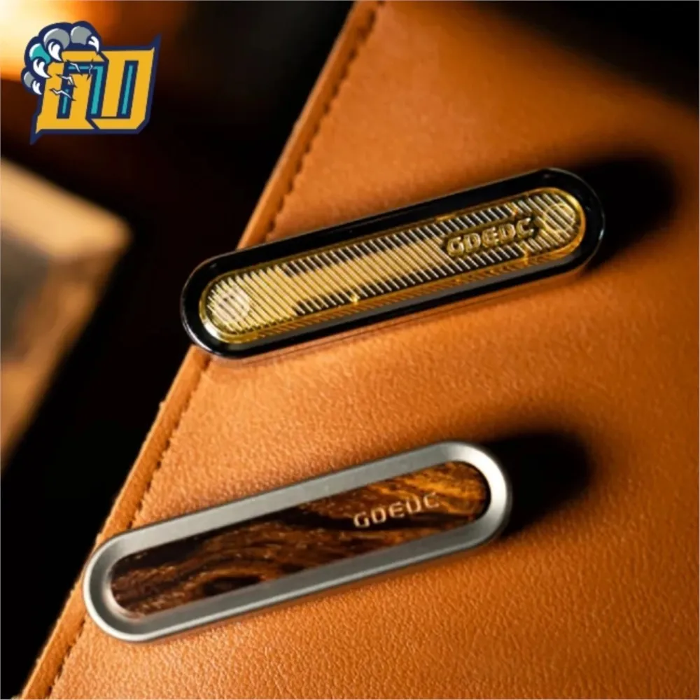 

GDEDC Seasoning Label Stainless Steel Fidget Slider Stress Relief Toy Push Slider Fidget Toys For Adults