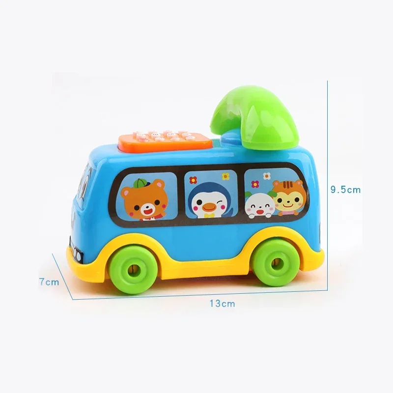 Baby Cartoon Music Car canto per bambini telefono auto giocattolo educativo macchina per la prima educazione giocattolo ragazzi ragazze regalo di natale