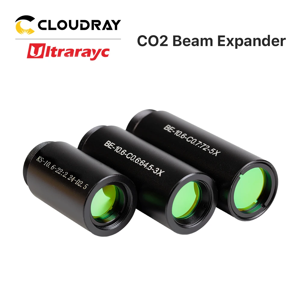 Ultrarayc CO2 10600nm Laser Beam Expander 1.5X 2X 2.5X 3X 4X Expansion Ratio M22*0.75 Lense Optics For CO2 Laser Marking Machine