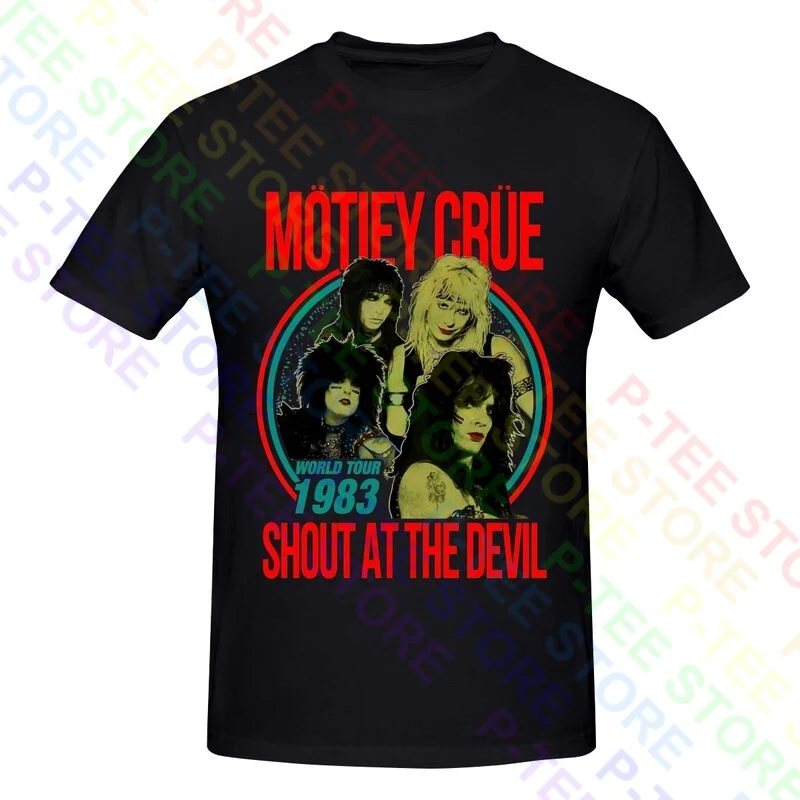 Mﾶtley Crﾨe Shout At The Devil Shirt T-shirt Tee Soft Retro Hip Hop Hot Deals