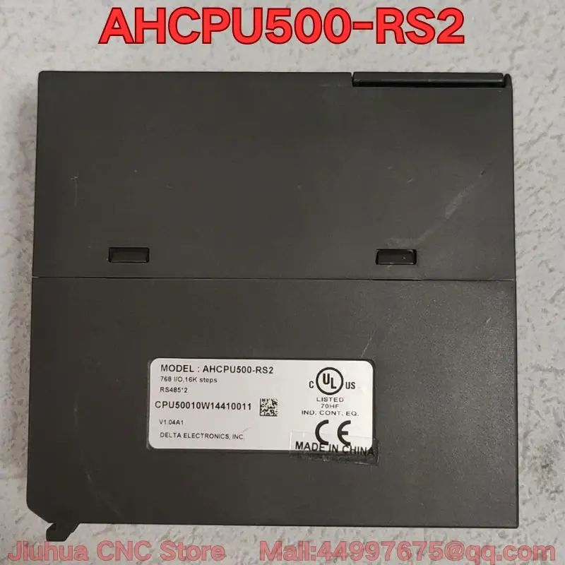 Second-hand AHCPU500-RS2 PLC module functional test is normal The latest quotation for 2026