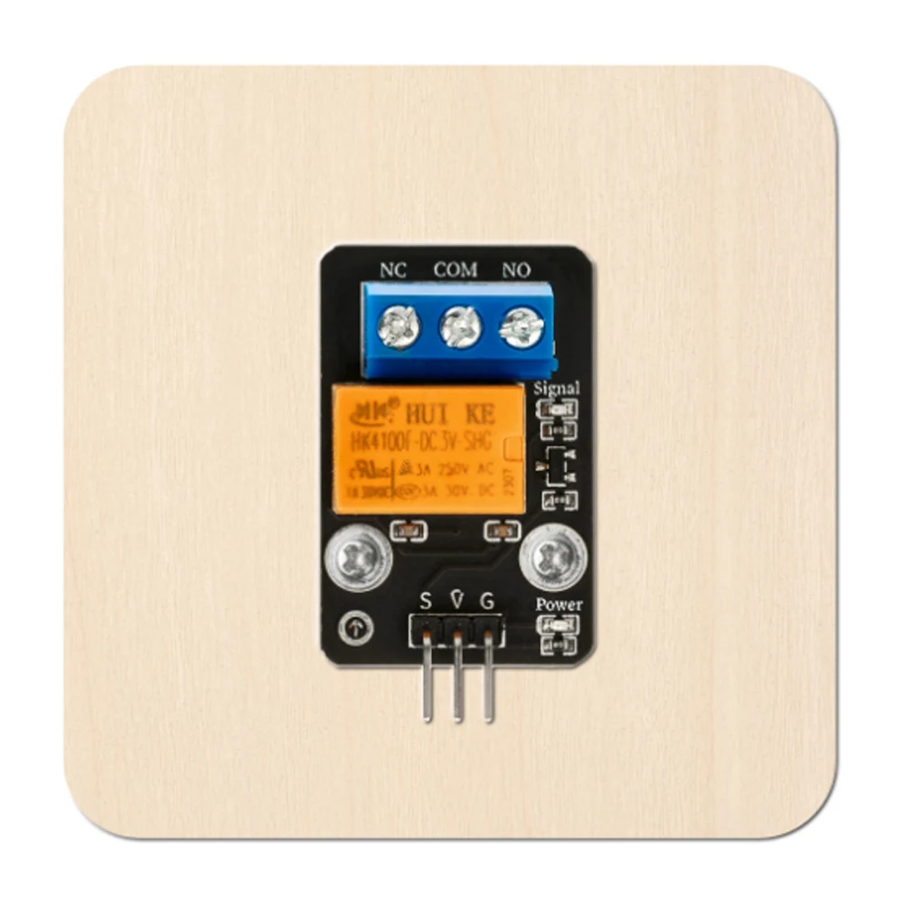 3.3V-5V Single Channel Relay Module High Level Trigger Relay Board Connected by Arduino 3P Dupot Wire 40mm*23mm*16mm