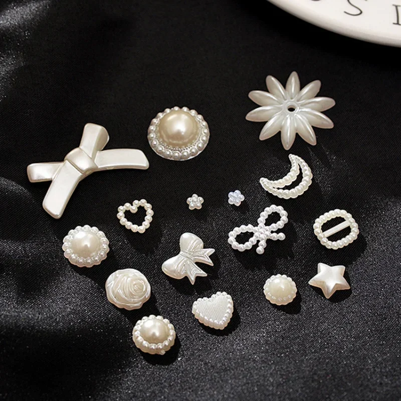 New Arrival 10pcs 9mm Imitation Pearls Bows Beads for Handmade Necklace/Earrings DIY Parts.Jewelry Findings  Components