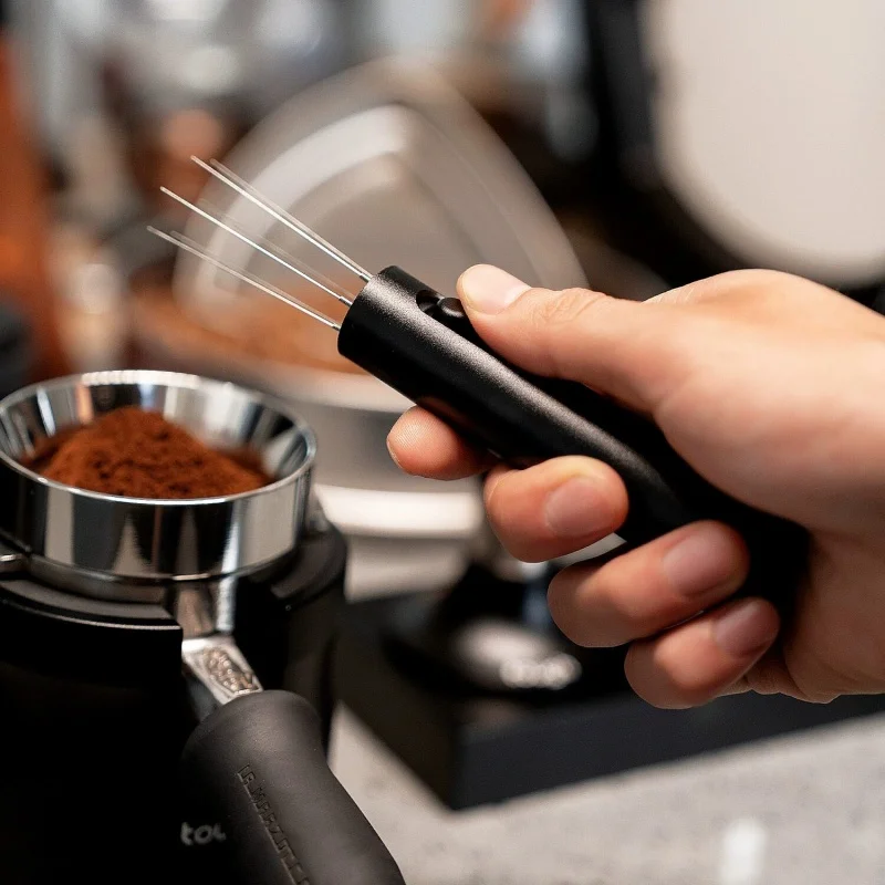 In Stock Stubborn Coffee Telescopic WDT Tool Espresso Needle Distributor for Breaking Clumps and Even Distribution