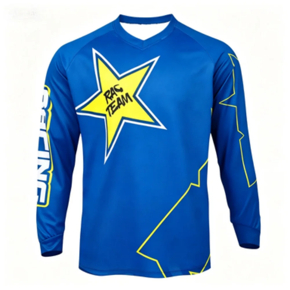 Sports Style Long-Sleeve Top Team-Themed Design Star Pattern Print Comfortable Breathable Fabric for Daily & Sports Use view 2