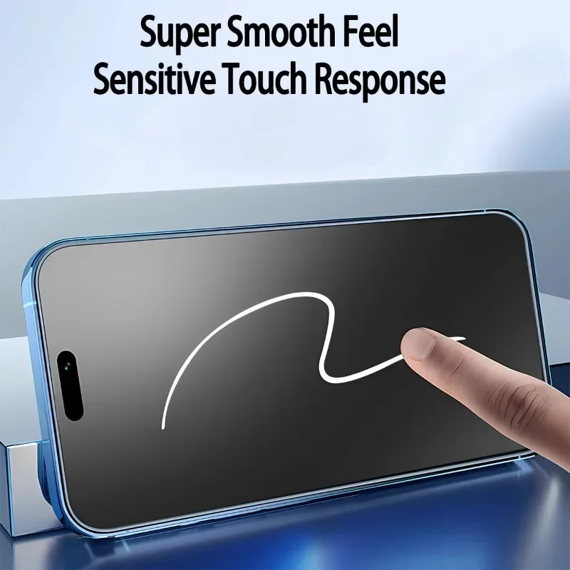 3Pcs Privacy Tempered Glass Screen Protector for iPhone 16 Pro Max 15 14 13 12 11 Pro Mini Anti-Fingerprint Scratch Protection