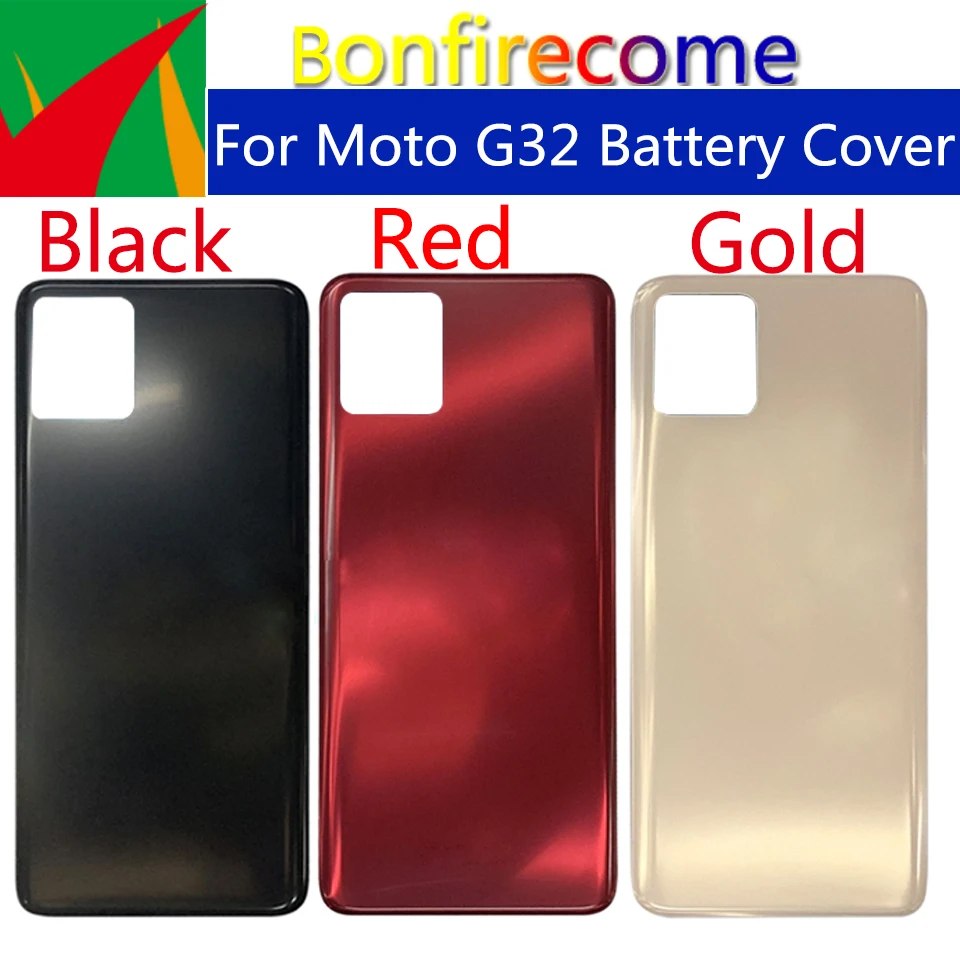 10Pcs\Lot Housing Case For Motorola Moto G22 G32 G42 G52 G82 G62 5G Battery Back Cover Rear Door Replacement