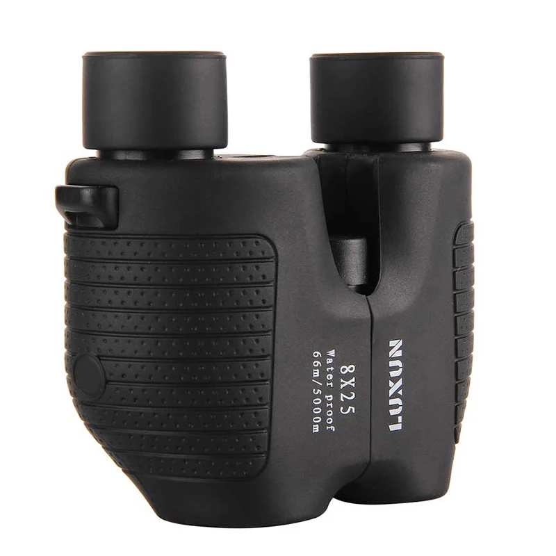 8X25/10X25 Fixed Focus HD Binoculars For Adults & Kids Compact FMC Mini Pocket Binoculars BAK4 for Travel Hiking Scenery Outdoor - view 3