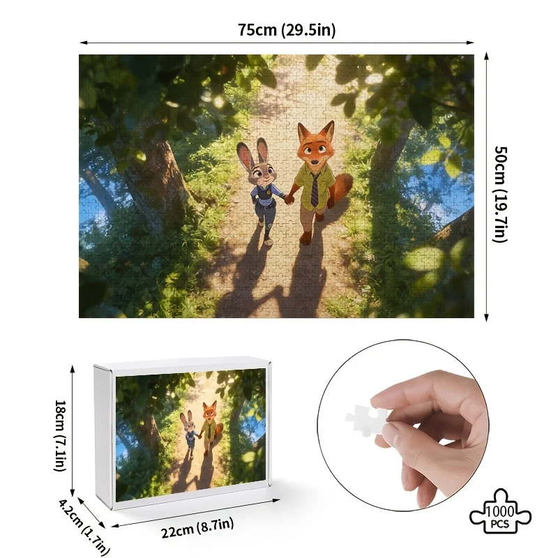 1000Pcs Disney Zoot… - image