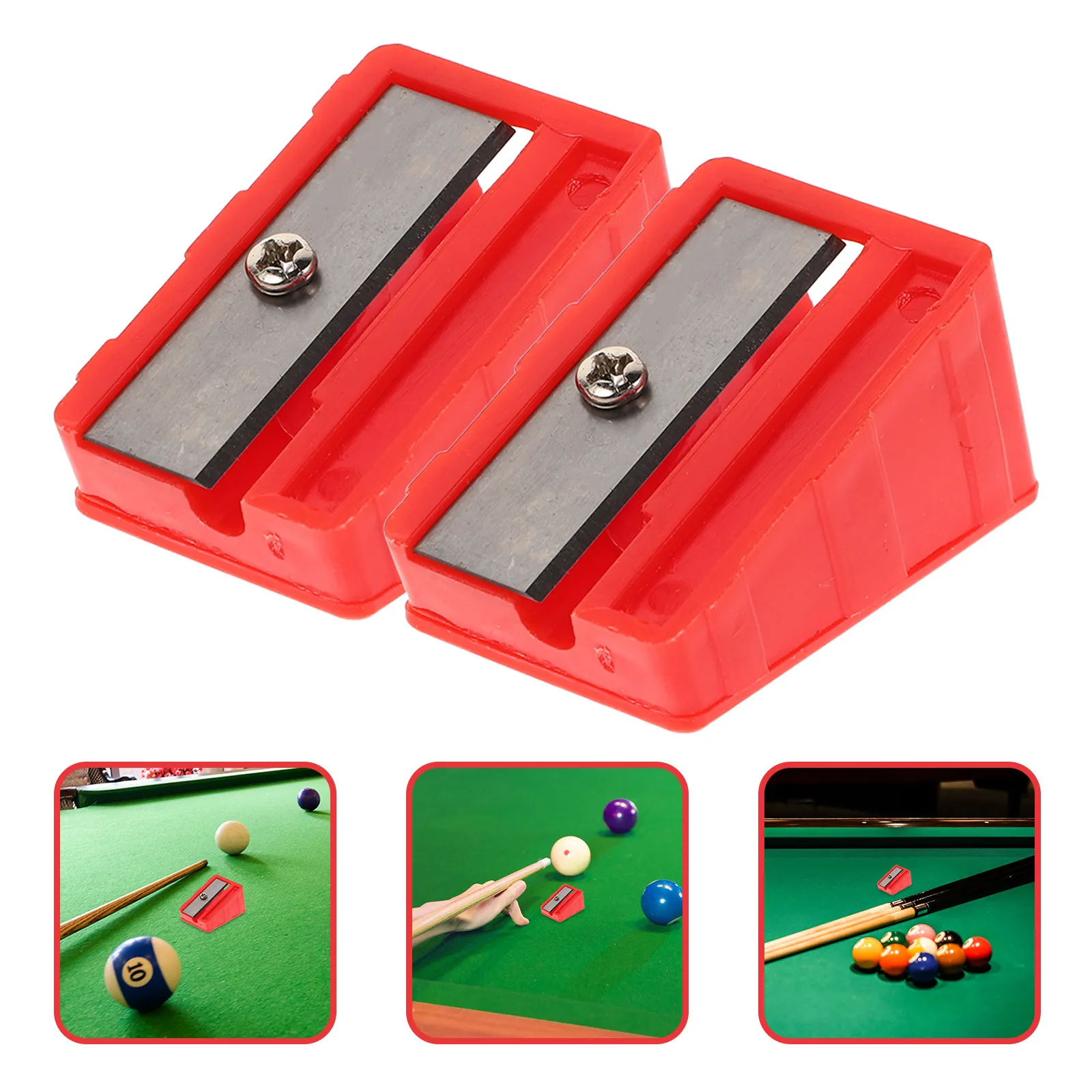 

5Pcs Billiard Cue Tip Repair Tool Portable Pool Cue Tip Shaper for Pool Stick Tips Maintenance Accessories Billiards