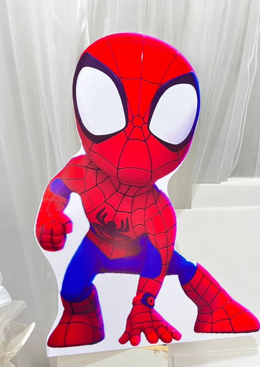 Спайди и его удивительные друзья вырезы Spidey большой декор детский душ день рождения стоячий реквизит супергерой пенопластовая доска на день рождения