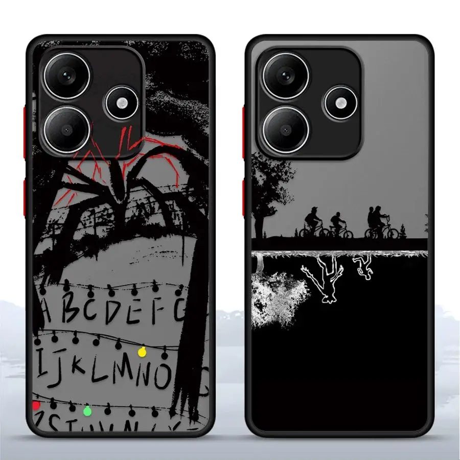 Hülle für Xiaomi Redmi Note 14 11 12 13C 14C 10 9S A4 13 Pro Plus Funda Rückseitige Handyhülle mit Seltsamen Buchstaben A-Z