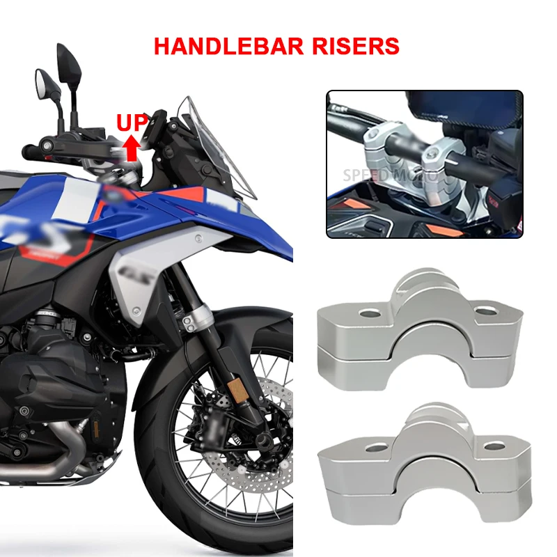 

Handlebar Risers Bar Clamp Cover FOR BMW R1300GS R 1300 GS GS1300 2023 2024 Motorcycle Bar Mount Adapter Accessories