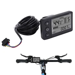 New S866 Electric Display LCD Meter 24V 36V 48V Electric Scooter Control Panel with Plug Electric Bike LCD Display Meter