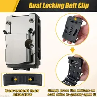 2.1inch Drill Holder Belt Clip Hook Holster Cordless Drill Driver Tape Measure Quick Access Eletric Drill Clip on Belt Fits
