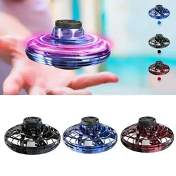 Flying Helicopter Spinner Fingertip Upgrade Flight Gyro Flyorb Hover Ball Mini Drone Aircraft Toy LED UFO Type Toy Kid Gift