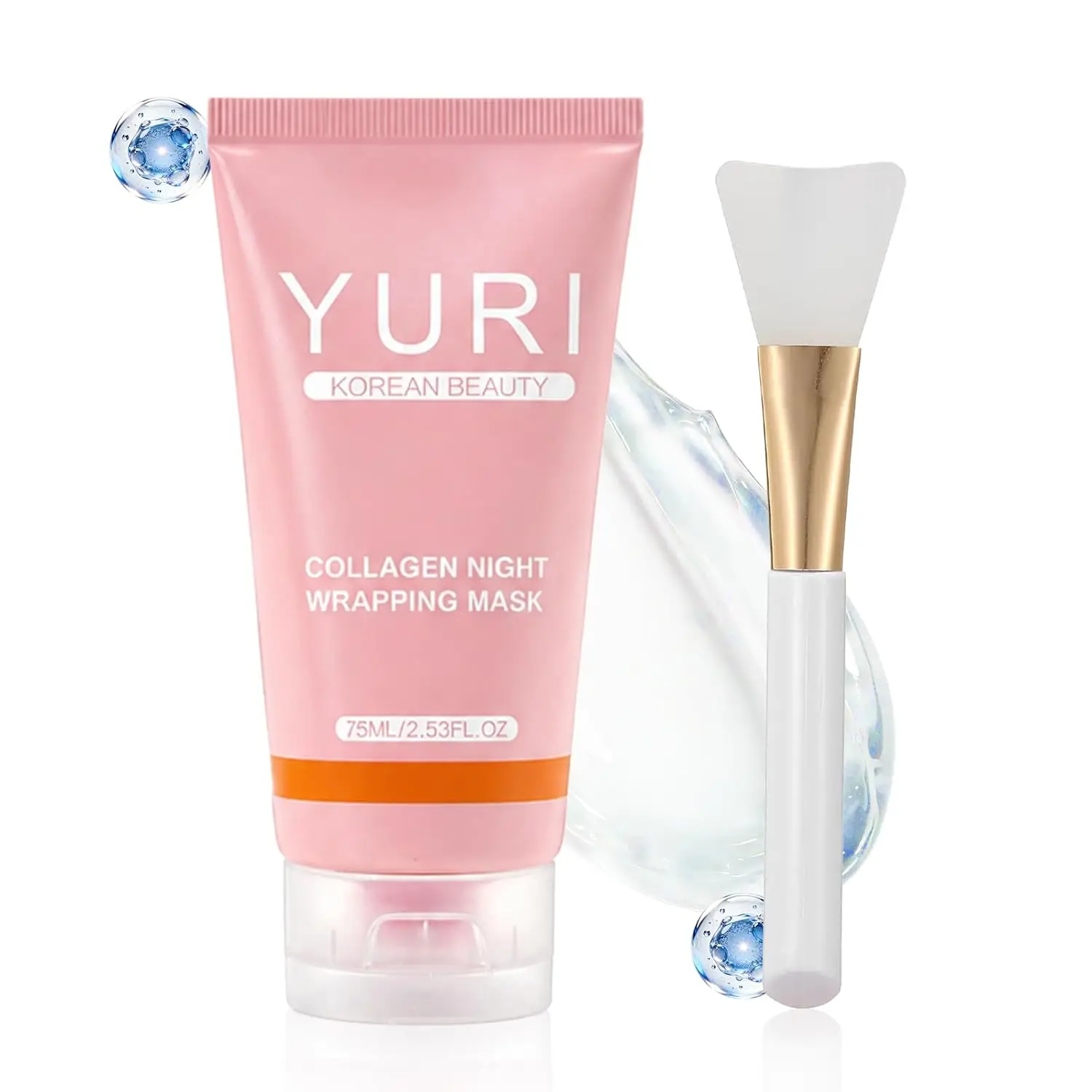 75ml 75ml Collagen Mask, Overnight Wrapping Peel Off Facial Mask, Hydrating Collagen Night Peel Off Face Mask Skin Care Overnight - Aliexpress Deal