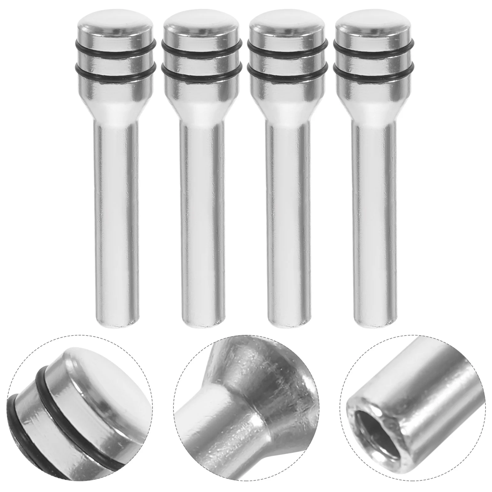 

4 Pcs Car Door Lock Pull Pin for Pins Bolt Aluminum Alloy Automotive Inner Decor Knobs Truck