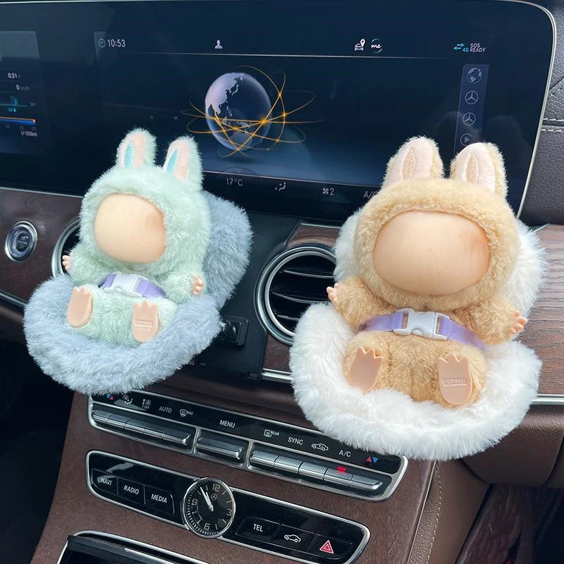 

Doll Car Seat For 15/17cm Dolls With Air Vent Clip And Desktop Stand Cute And Functional Car Ornament For Doll Fans