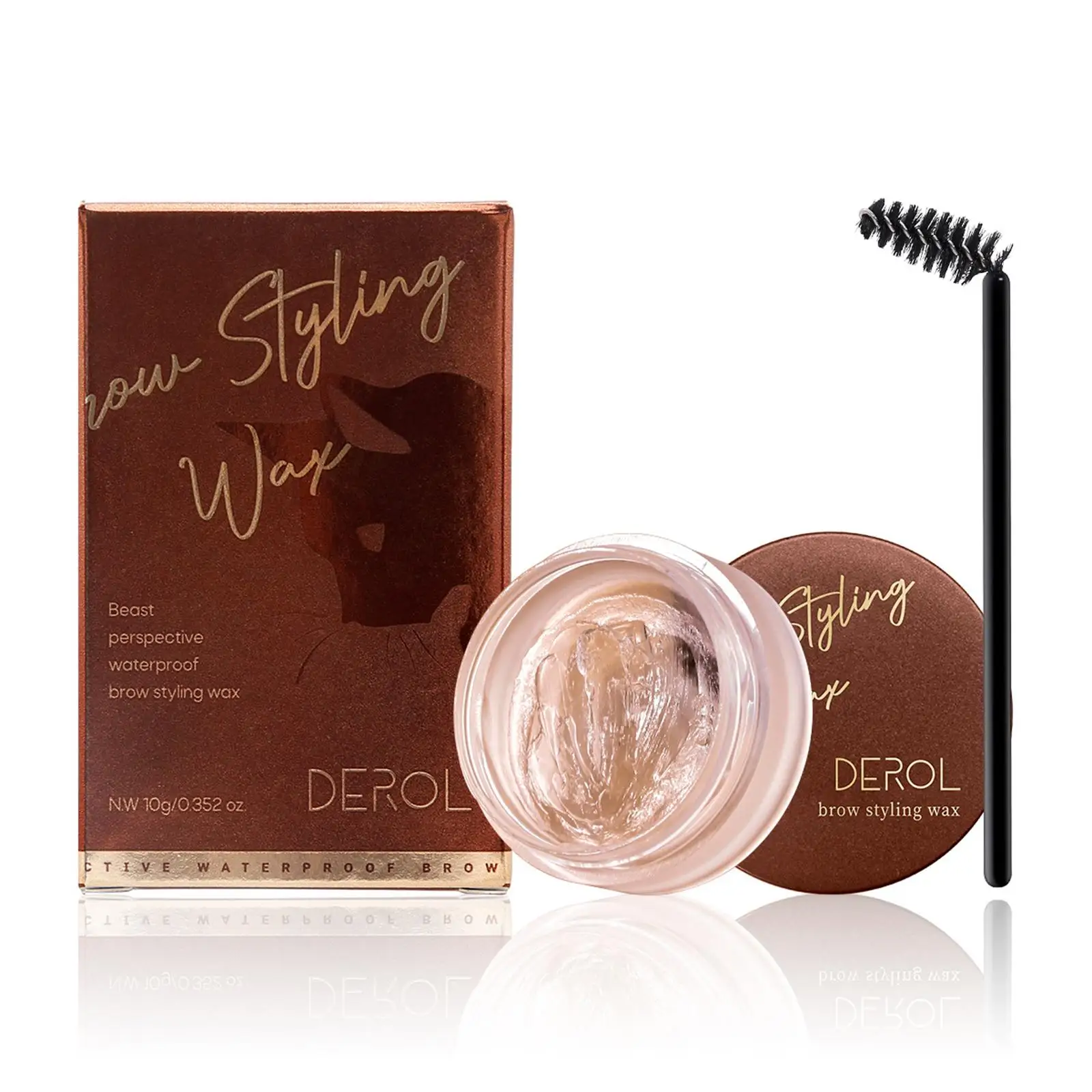 Wax Wild Eyebrow Styling Soap Eyebrow Enhancers Long-lasting Colorless Sweatproof Eyebrow Gel Waterproof Shaping Transparen I4K0