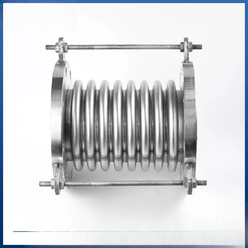 brand new Flange compensator PN10 metal corrugated welding steam pipeline expansion and expansion soft joint DN50