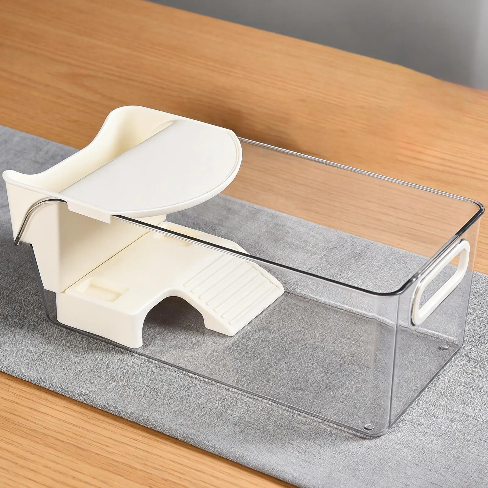 

Large Turtle Tank Aquatic Reptile Habitat Terrarium with Basking Platforms Filter for Pet Frog Hermit Crab Crayfish Feeding