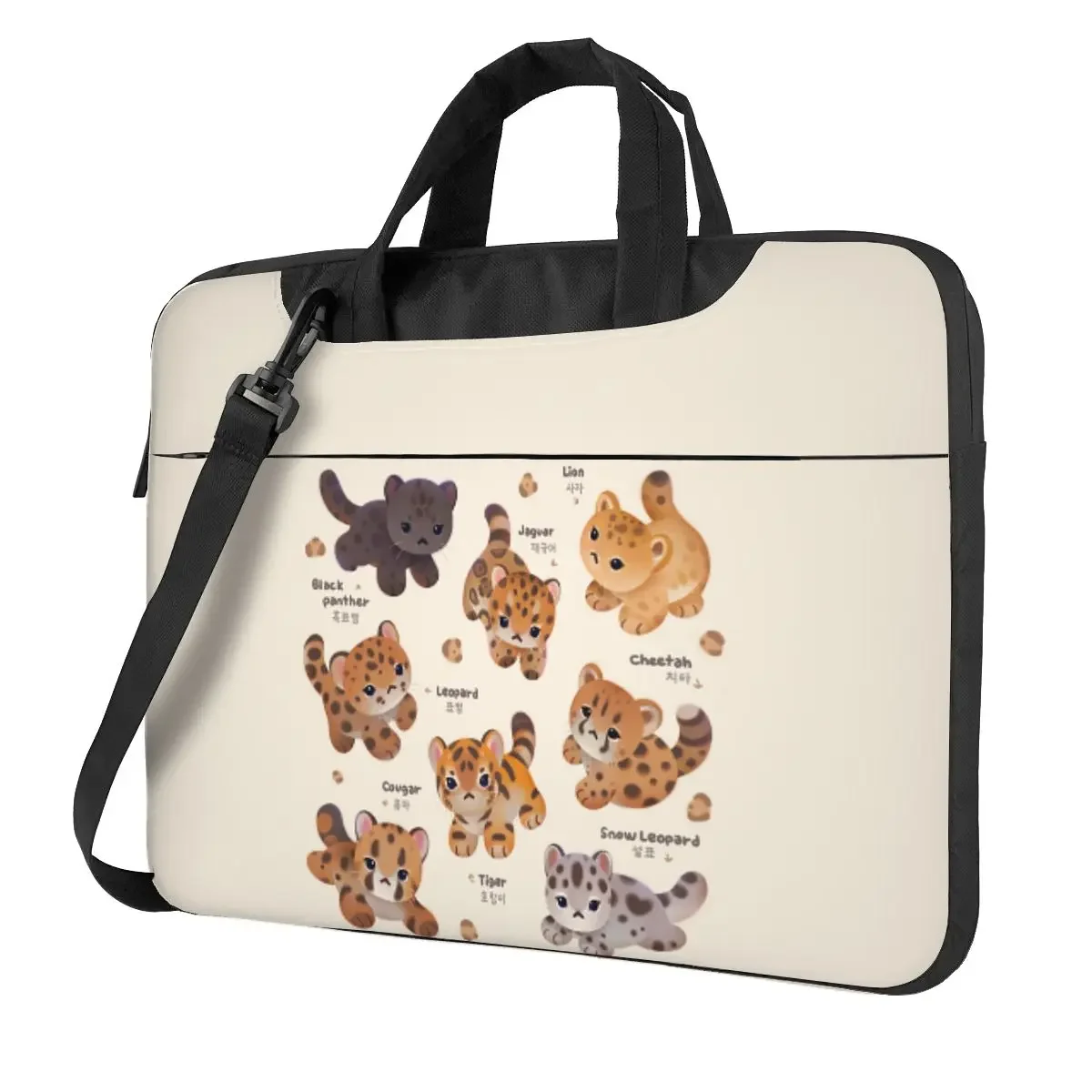 o-ano-dos-filhotes-de-gatos-grandes-bolsa-transversal-bege-para-laptop-capa-protetora-resistente-para-notebook-para-macbook-pro