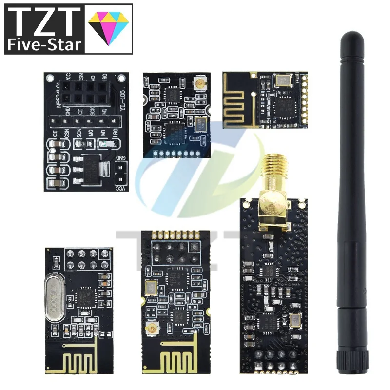 1/3PCS NRF24L01+ 2.4G wireless data transmission module 2.4GHz NRF24L01 upgrade version NRF24L01+PA+LNA 1000 Meters For Arduino image 2