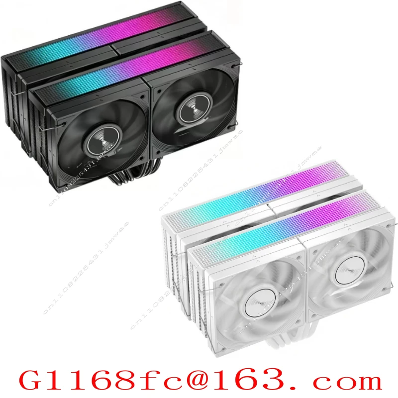 CPU Heatsink JF15K Dual Tower 10CM4 Fan Without Blocking Memory 6 Heat Pipe PWM Air Cooling