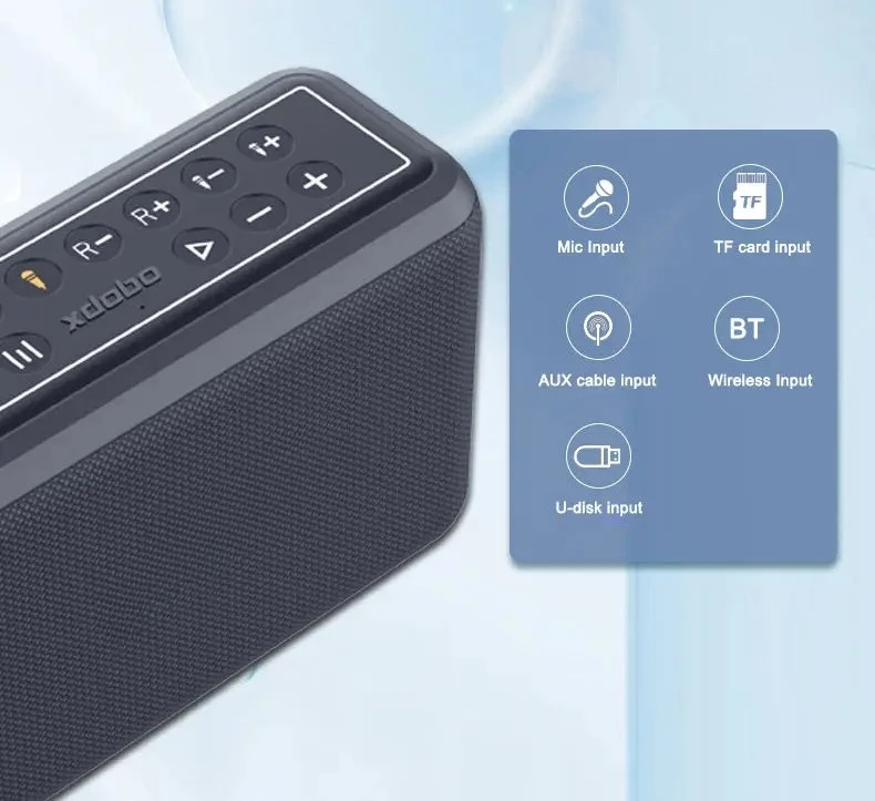 Hot Sales  X8 Pro 120W Wireless  Speaker Karaoke Party  Speaker 2 Wireless Microphone Deep Bass Supports Powerbank