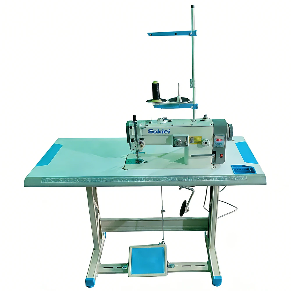 Zigzag Walking Foot Industrial Sewing Machine With Lock Stitch And Motor-New For Leather Car Seats & Sleeping Bags