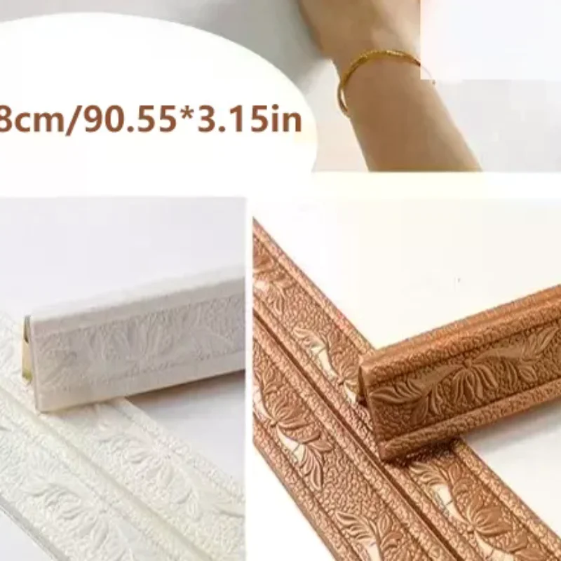 Foam Skirting Line Self-adhesive Internal External Corner Molding Trim Door Frame Window Sill Ceramic Tile Decoration Stickers