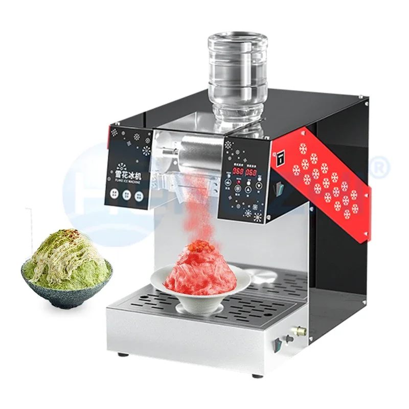 HENGZHI Hot Sale Commercial 220V Snow Ice Flake Bingsu Machine Korean Shaved Ice Machine Bingsoo Making Machine For Dessert Shop